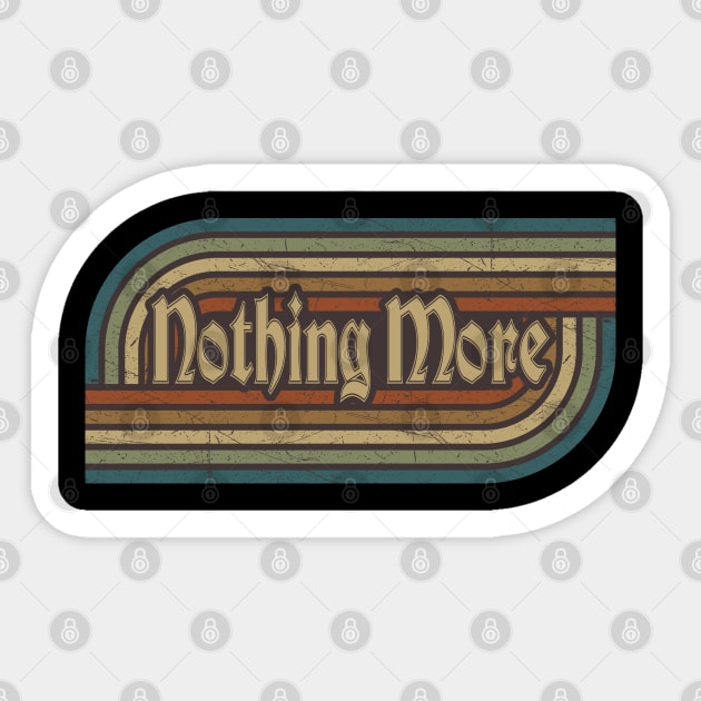 Nothing More Vintage Stripes Sticker by paintallday